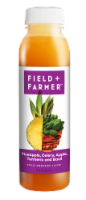 Field & Farmer Pineapple Celery Apple Turmeric and Basil Cold Pressed Juice Perspective: Main