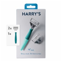Harry's 5-Blade Men's Razor Kit - Sage Green Perspective: Main