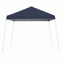 Z-Shade 10 x 10 Foot Push Button Angled Leg Instant Shade Canopy Tent, Navy