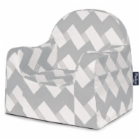 P'Kolino Little Reader Chair - Zigzag Gray
