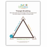Assorted Publishers Coping Skills for Kids 11  x 17  Triangle Deep Breathing Poster