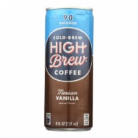 High Brew® Mexican Vanilla Cold Brew Iced Coffee Can Perspective: Main