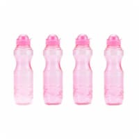 Ore Furniture PG10L-48-PKP4 BPA Free Sports Water Bottle In Pink - Family Pack