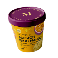 Mavens Creamery® Passion Fruit Mango Ice Cream Pint Perspective: Main