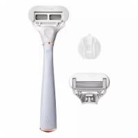 Flamingo Taro & Rose Gold Razor Kit Perspective: Main