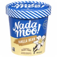 Nadamoo!® Dairy Free Organic Vanilla Bean Frozen Dessert Pint Perspective: Main
