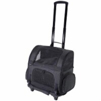Gen7Pets G2119BG RC2000 Large Roller Carrier, Black Geometric