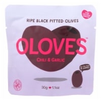Oloves™ Chili & Garlic Black Olives Perspective: Main