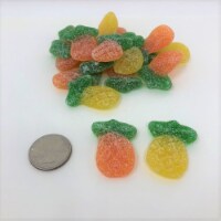 Gummi Sour Pineapples pineapple shapes bulk gummy candy 2.2 pounds