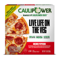Caulipower® Uncured Pepperoni Gluten Free Cauliflower Crust Frozen Pizza Perspective: Main