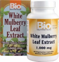 Bio Nutrition White Mulberry Leaf Extract Vegetarian Capsules 1000mg