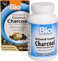 Bio Nutrition Activated Coconut Charcoal Vegetarian Capsules 520mg