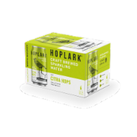 Hoplark® Citra Hops Flavored Sparkling Water Cans Perspective: Main