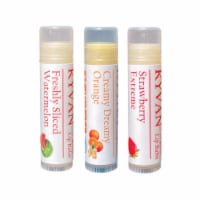 KYVAN Fruit Extravaganza Lip Balms - Variety 3 Pack