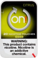 on! Citrus Nicotine Pouches