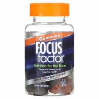 Focus Factor Nutrition For The Brain Grape Raspberry Orange - 60 Gummies