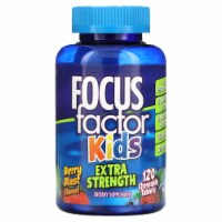 Focus Factor Kids Extra Strength Berry Blast - 120 Chewable Tablets