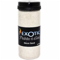 Exotic Pebbles & Aggregates 245820 1.65 lbs White Exotic Sand Deco Jar