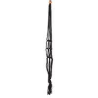 Primitive Planters 2015 36 in. Black Macrame Plant Hanger Perspective: Main