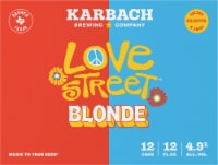 Karbach Brewing Company Love Street Blonde Beer Perspective: Main