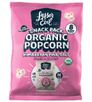 LesserEvil® Organic Himalayan Pink Salt Popcorn