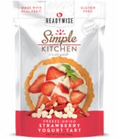 Simple Kitchen Freeze-Dried Strawberry Yogurt Tart