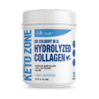 Divine Health Keto Zone Unflavored Hydrolyzed Collagen Protein Powder