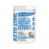 Divine Health Keto Zone Coconut Cream Flavored MCT Oil Protein Powder