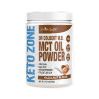 Divine Health Keto Zone Hazelnut Flavored MCT Oil Protein Powder