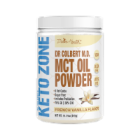 Divine Health Keto Zone French Vanilla Flavored MCT Oil Protein Powder