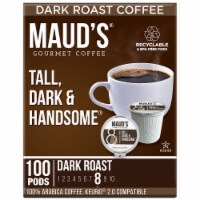 Maud's® Tall Dark and Handsome Dark Roast Coffee Pods Perspective: Main