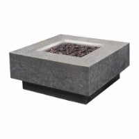 Elementi Manhattan 36 Concrete Outdoor 45,000 BTU Liquid Propane Fire Pit Table