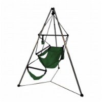 KingsPond  40002-KP Hammaka Tripod Stand with Hunter Green Hanging Air Chair Combo