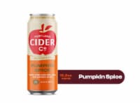 Portland Cider Seasonal Pumpkin Spice Cider Single Can Perspective: Main