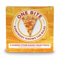 One Bite 5 Cheese Frozen Pizza