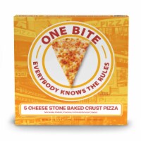 One Bite 5 Cheese Frozen Pizza