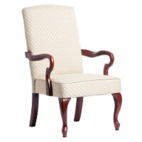 Derby Beige Gooseneck Arm Chair - Comfort Pointe