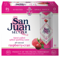 San Juan Seltzer All Natural Raspberry-Cran Spiked Seltzer