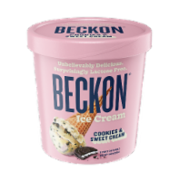 Beckon Lactose Free Cookies & Sweet Cream Ice Cream Pint Perspective: Main
