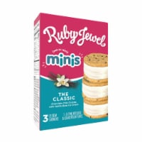 Ruby Jewel® Classic Chocolate Chip and Vanilla Mini Ice Cream Sandwiches Perspective: Main