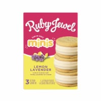 Ruby Jewel® Lemon and Honey Lavender Mini Ice Cream Sandwiches Perspective: Main