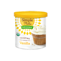 Simple Mills Organic Vanilla Coconut Oil Frosting Perspective: Main