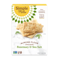 Simple Mills® Rosemary & Sea Salt Almond Flour Crackers Perspective: Main