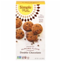Simple Mills® Crunchy Double Chocolate Almond Flour Cookies Perspective: Main