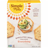 Simple Mills® Everything Sprouted Seed Crackers Perspective: Main