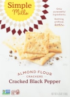 Simple Mills® Cracked Black Pepper Almond Flour Crackers