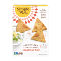 Simple Mills Himalayan Salt Veggie Pita Crackers