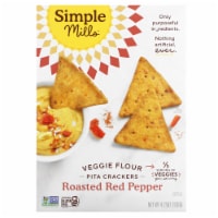 Simple Mills Roasted Red Pepper Veggie Pita Crackers