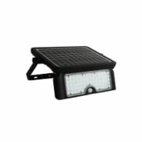 1100LM 160 DEGREE BLACK PIR ACTIVATED OUTDOOR INTEGRATED LED 5-IN-1 FLOOD LIGHT GARAGE