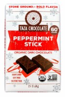 Taza Chocolate Organic Peppermint Stick 60% Dark Chocolate Bar Perspective: Main